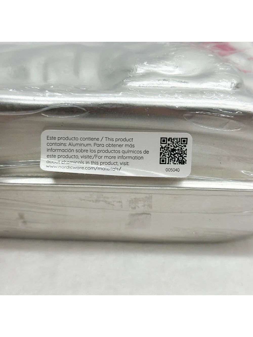 Nordic Ware 3D Lamb Two-piece Cake Pan Aluminum Brand New